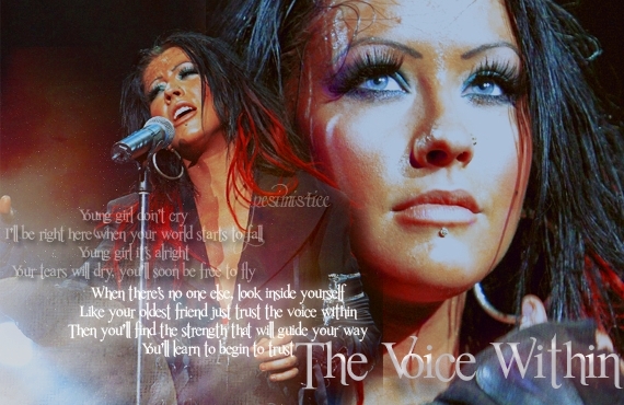 the voice christina aguilera. The voice within