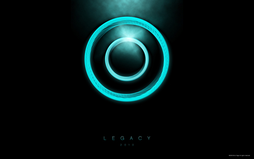  Tron Legacy Poster disensyo Elements
