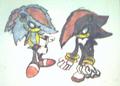 emo party - shadow-the-hedgehog fan art