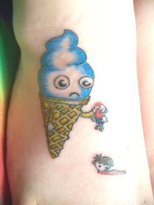 Ice Cream Tattoo.