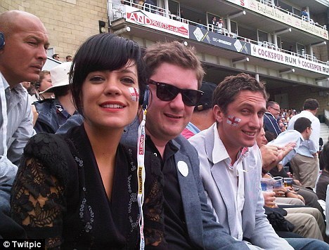 Lily at the cricket