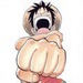 Luffy Punching - monkey-d-luffy icon