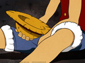 Luffy's Straw Hat - monkey-d-luffy wallpaper