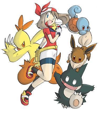 May and her pokémon