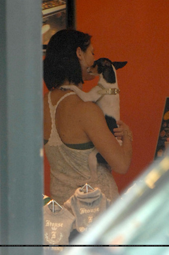 More Ashley with dog in Vacouver