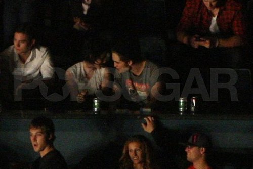  Rob and kristen get cosy