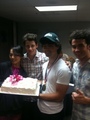 twit pic joe and his bday cake - the-jonas-brothers photo