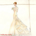 Fashion Designers Sketch Bella's Wedding Dress for InStyle Magazine - twilight-series photo