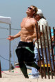 Hot surfer Trevor on set - trevor-donovan photo