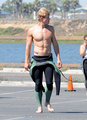Hot surfer Trevor on set - trevor-donovan photo