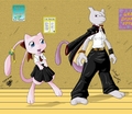 Mew and Mewtwo back to school - legendary-pokemon photo