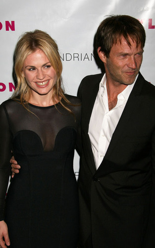  Stephen Moyer and Anna Paquin at the Nylon party