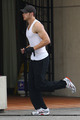 kellan doing his daily jogging (kell and his jog, ash and her dog...we can count on everyday ! :( ) - twilight-series photo