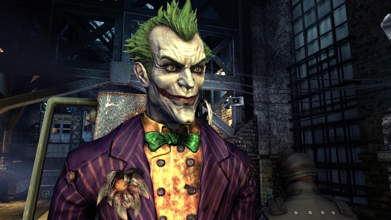 4. The Joker's blonde hair in the video game "Batman: Arkham Asylum" - wide 7