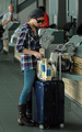 Ashley leaving Vancouver Airport - twilight-series photo