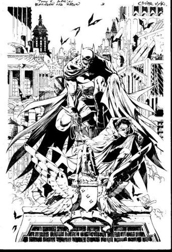  ব্যাটম্যান and Robin #3 variant cover