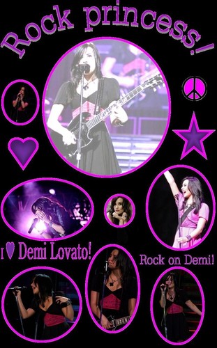  Demi Lovato is a rock princess!