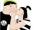Duncan and Sadie kiss! - total-drama-island fan art
