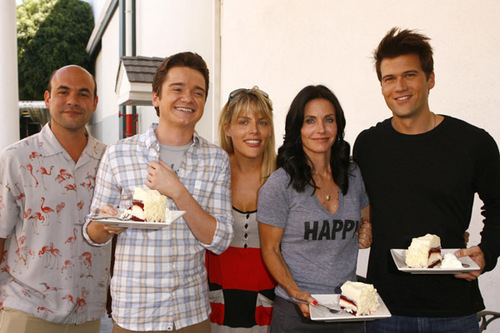  Feeding America and The Cheesecake Factory On the set of Cougar Town and Scrubs