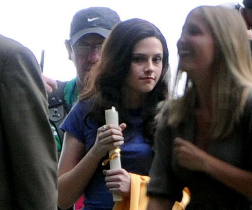  First 사진 of kristen on the Eclipse set (YAYYYYYY!!! bella is alive!!! :)))))
