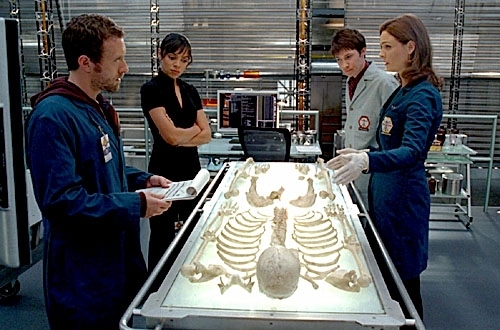 Hodgins with others