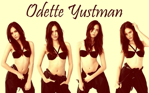  Odette Yustman Widescreen پیپر وال