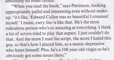  Pattinson on Edward
