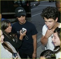 Returning to Hotel After 'CR2' Filming - the-jonas-brothers photo
