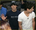 Returning to Hotel After 'CR2' Filming - the-jonas-brothers photo