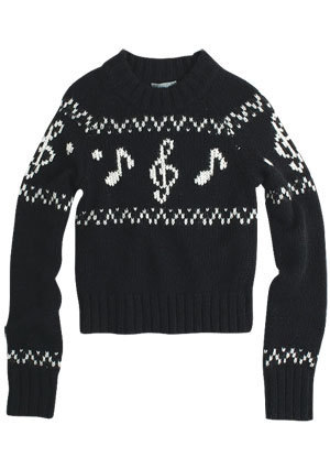 Taryn Music Note Sweater