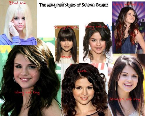  The many hairstyles of Selena Gomez