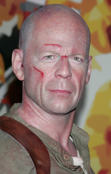Wax Figure of Bruce Willis Madame Tussauds in Hollywood