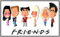 friends caricature - friends photo