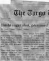 newspaper reports - bushrangers photo