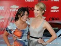 :ea and Dianna @ Glee Premiere Party (Sept 09) - lea-michele photo