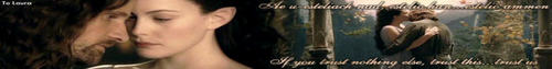  Arwen and Aragorn Banner