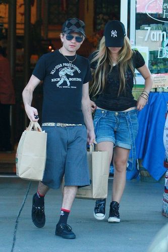  Avril Lavigne and Deryck Whibley