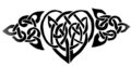 Celtic Heart - drawing photo