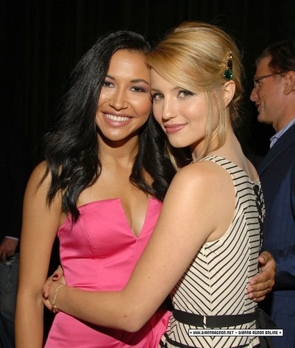  Dianna and Naya @ Glee Premiere Party