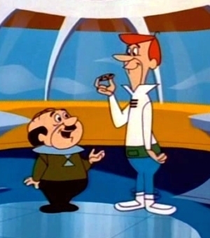  George Jetson and Cosmo Spacely