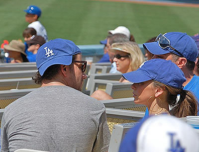 J&J @ Los Angeles Dodgers Baseball Game