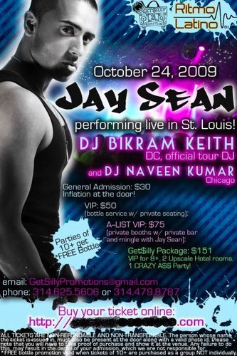 Jay Sean in STL, Oct 24th