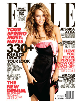  Jessica Alba in Elle's March 2009 issue