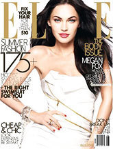 Megan Fox as cover on Elle