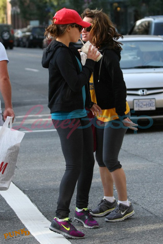 Nikki and Elizabeth out in Vancouver