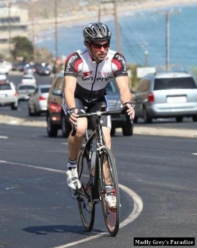  Patrick Dempsey Riding in Malibu
