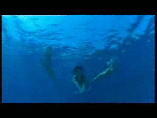  swimming underwater