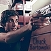 Chuck Bartowski  with Gun - chuck icon