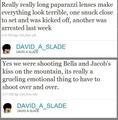 David Slade newest update (bella/jacob kiss filming) - twilight-series photo