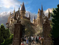 HP Theme Park Artwork ( The Exterior of Hogwarts) - harry-potter photo
